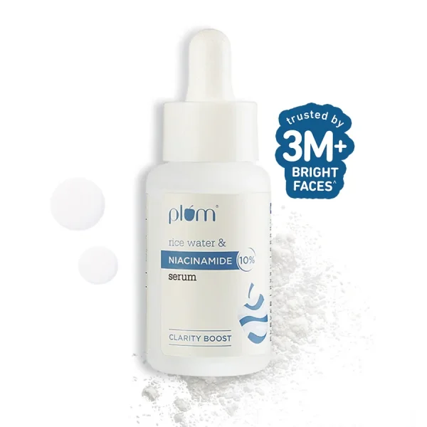 Plum 10% Niacinamide Face Serum with Rice Water 30ml