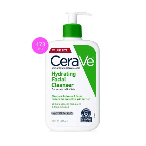Cerave Hydrating Facial Cleanser – 473 ml