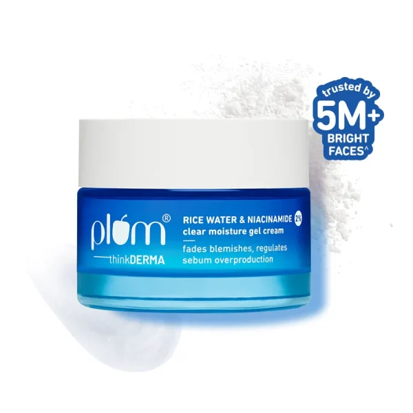 Plum Rice Water & Niacinamide Clear Moisturizer Gel Cream 50g