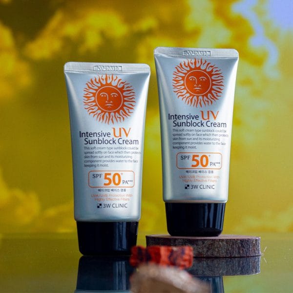 3W Clinic Intensive UV Sunblock Cream SPF50+ Pa+++ (70ml)