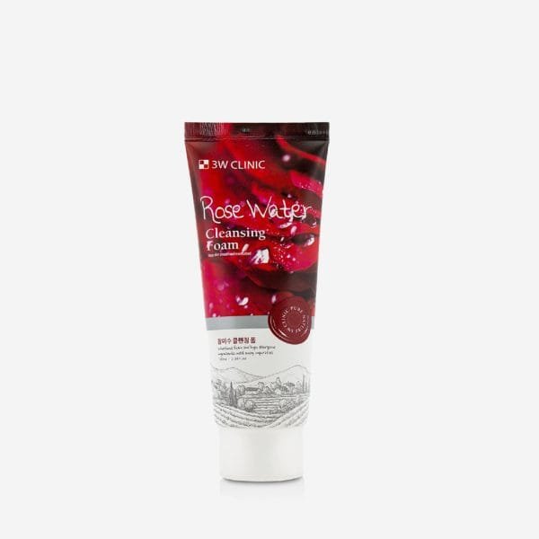 3w Clinic Rose Water Cleansing Foam 100ml