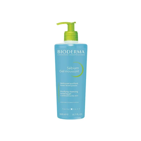 Bioderma Sebium Purifying Cleansing Foaming Gel Cleanser 500ml