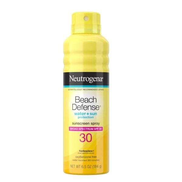 Neutrogena Beach Defense Water + Sun Protection Sunscreen Spray Broad Spectrum SPF 30 ? 184g