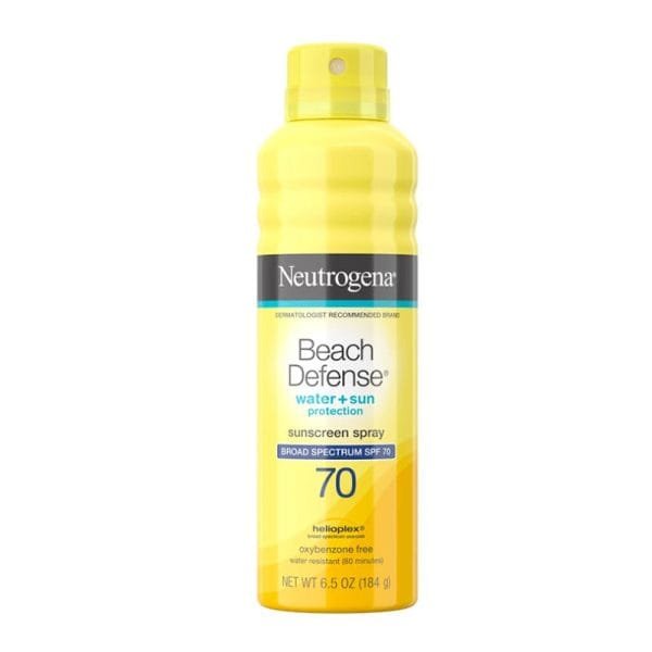 Neutrogena Beach Defense Water + Sun Protection Sunscreen Spray Broad Spectrum SPF 70 ? 184g
