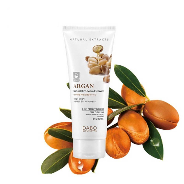 Dabo Argan Natural Rich Foam Cleanser 180ml