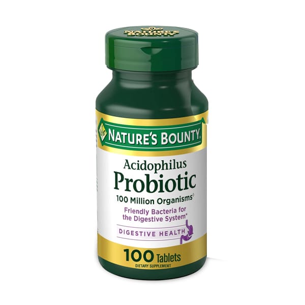 Nature?s Bounty Acidophilus Probiotic Tablets, 100 Ct