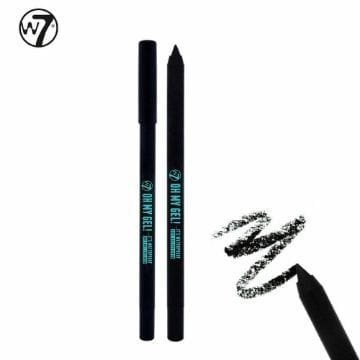 W7 Oh My Gel It's Waterproof Soft Gel Eyeliner Blackest Black