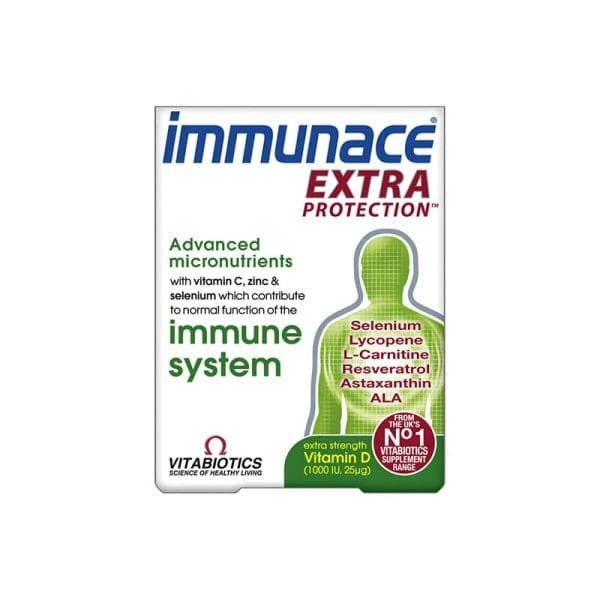 Vitabiotics Immunace Extra Protection 30 Tablets