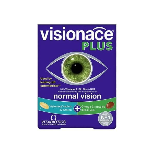 Vitabiotics Visionace Plus Omega-3 - 56 Tablets