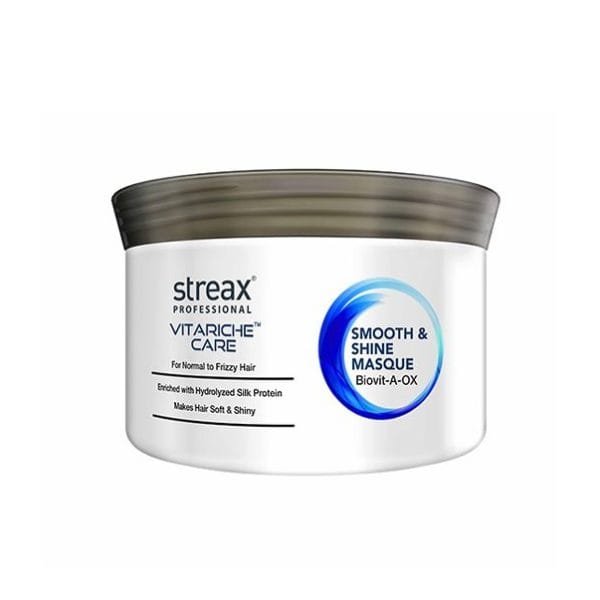 Streax Professionals Smooth & Shine Masque for Normal to Dry and Frizzy Hair 500gm