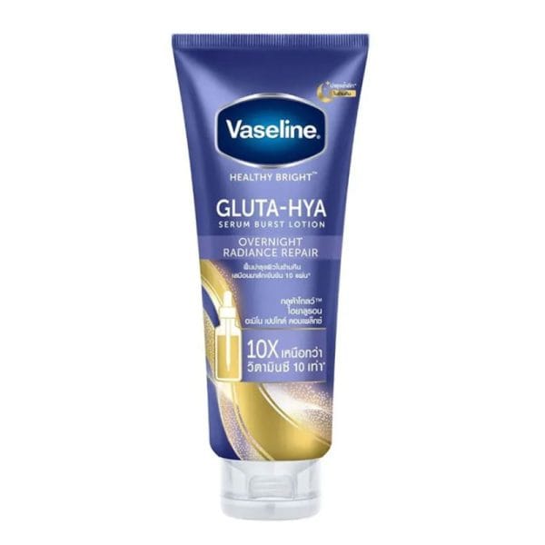 Vaseline Healthy Bright Gluta-Hya Serum Burst Lotion Overnight Radiance – 300ml