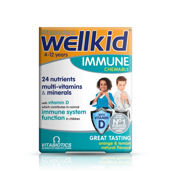 Vitabiotics Wellkid Immune Chewable 30 Tablets