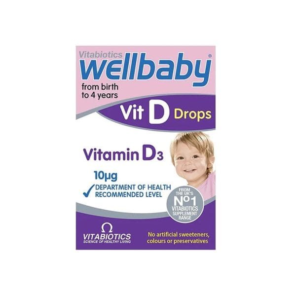 Vitabiotics Wellbaby Vit D Drops 10g  30ml