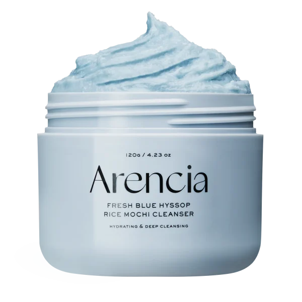 Arencia Fresh Blue Hyssop Rice Mochi Cleanser 120g