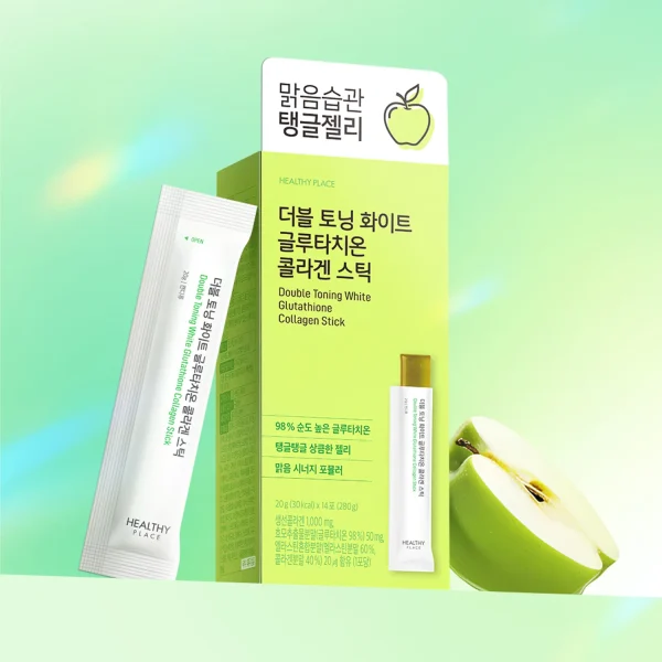 Healthy Place Double Toning White Glutathione Collagen Stick 14 stick