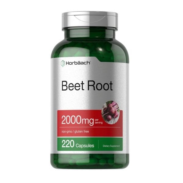 Horbäach Beet Root Capsules 2000mg – 220 Capsule