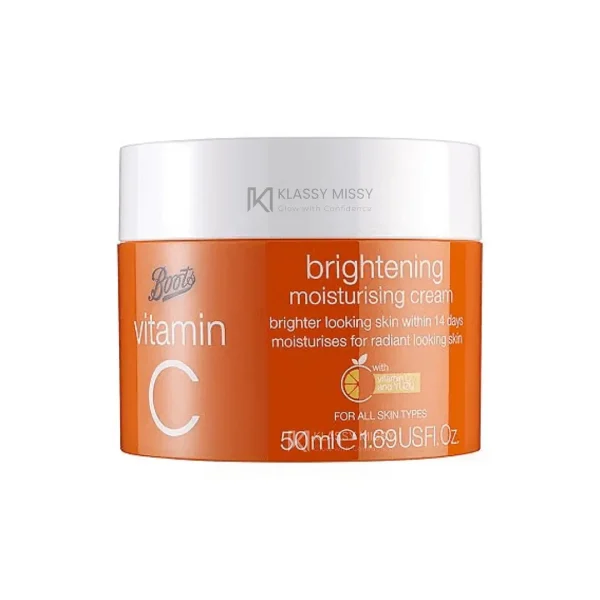 Boots Vitamin C Brightening Moisturising Cream 50ml