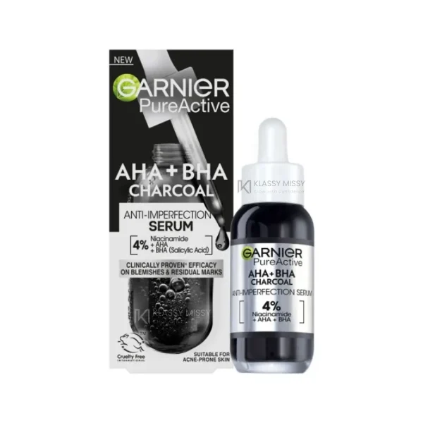 Garnier AHA BHA Charcoal Anti Blemish Serum 30ml