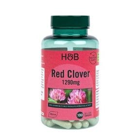 H&B red clover capsules 1290mg 100 capsules
