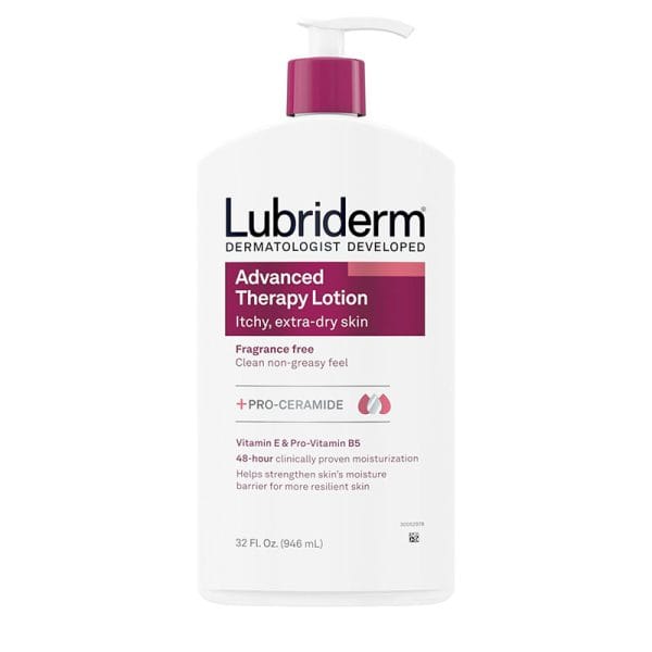 Lubriderm Advanced Therapy Moisturizing Hand and Body Lotion + Pro-Ceramide with Vitamin E and Pro-Vitamin B5 – 946ml