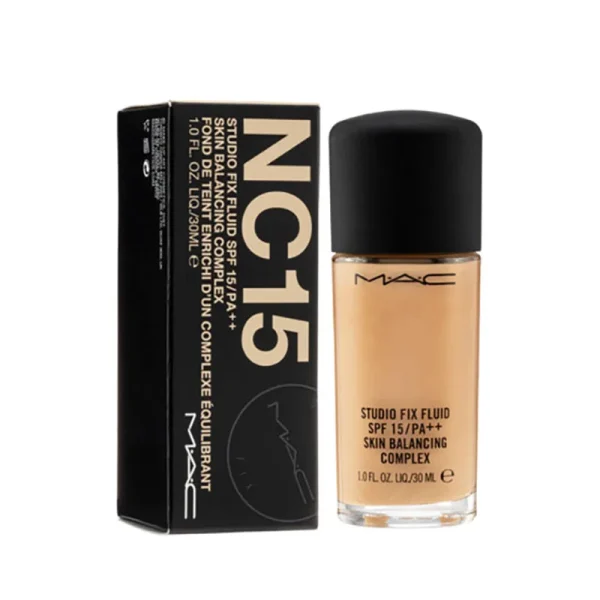 M.A.C Studio Fix Fluid SPF 15 Foundation NC15 – 30ml