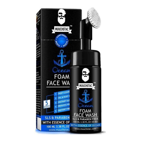 Muuchstac Ocean Foam Face Wash for Men – 100ml