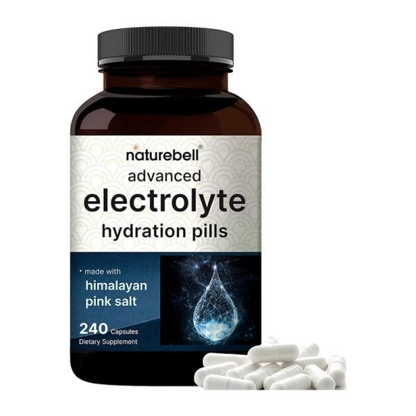 NatureBell Advanced Electrolyte Hydration Pills – 240 Capsules