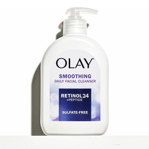 Olay Smoothing Daily Facial Cleanser Retinol 24+ Peptide – 473ml