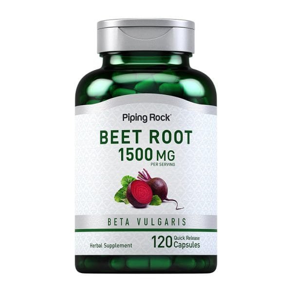 Piping Rock Beet Root 1500 mg – 120 Quick Release Capsules