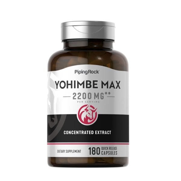 PipingRock Yohimbe Max 2200mg – 180 Capsules