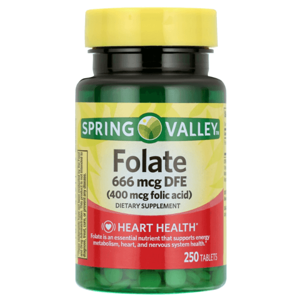 Spring Valley Folic Acid 400mcg 250 Tablets