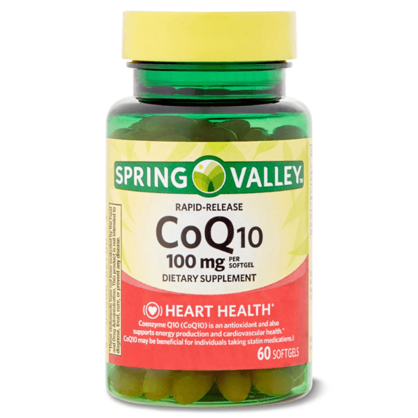 Spring Valley CoQ10 Rapid Release 100mg 60 Softgels