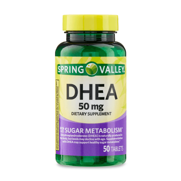 Spring Valley DHEA 50mg Dietary Supplement 50 Tablets