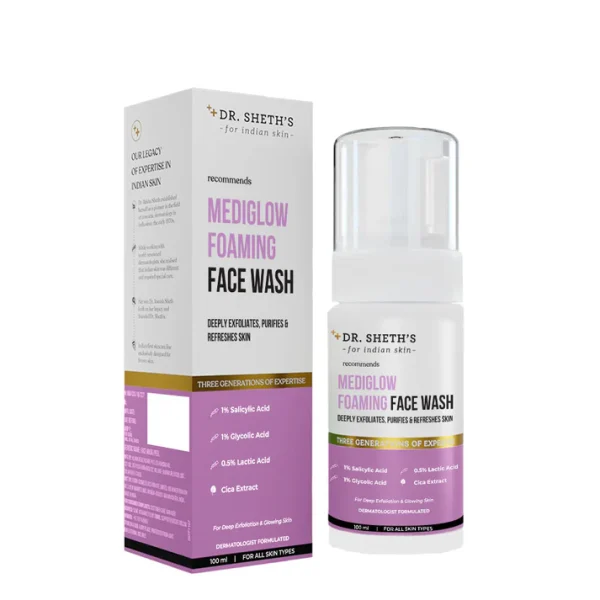 Dr sheths Mediglow Foaming Face Wash - 100ml