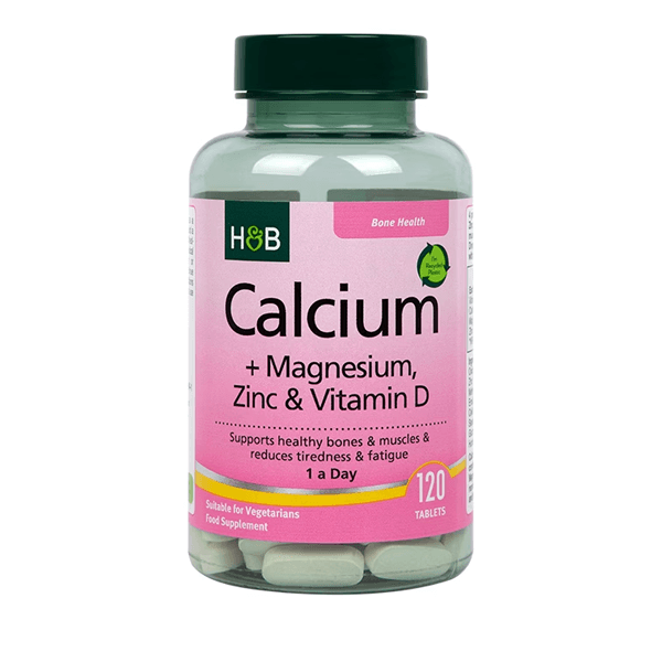 Holland & Barrett Calcium + Magnesium & Vitamin D 120 Tablets