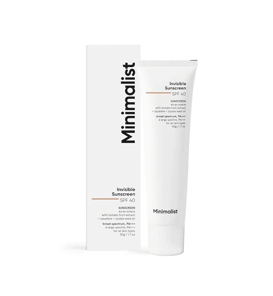 Minimalist Invisible SPF 40 Sunscreen