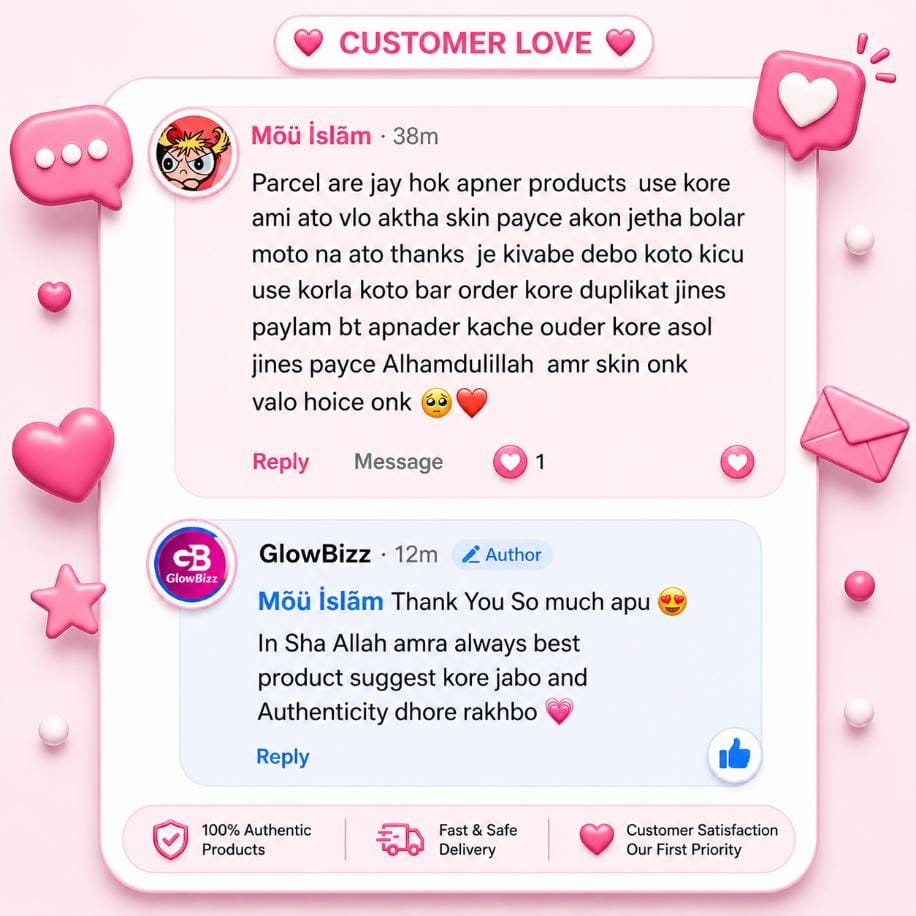 Glowbizz customer review 3