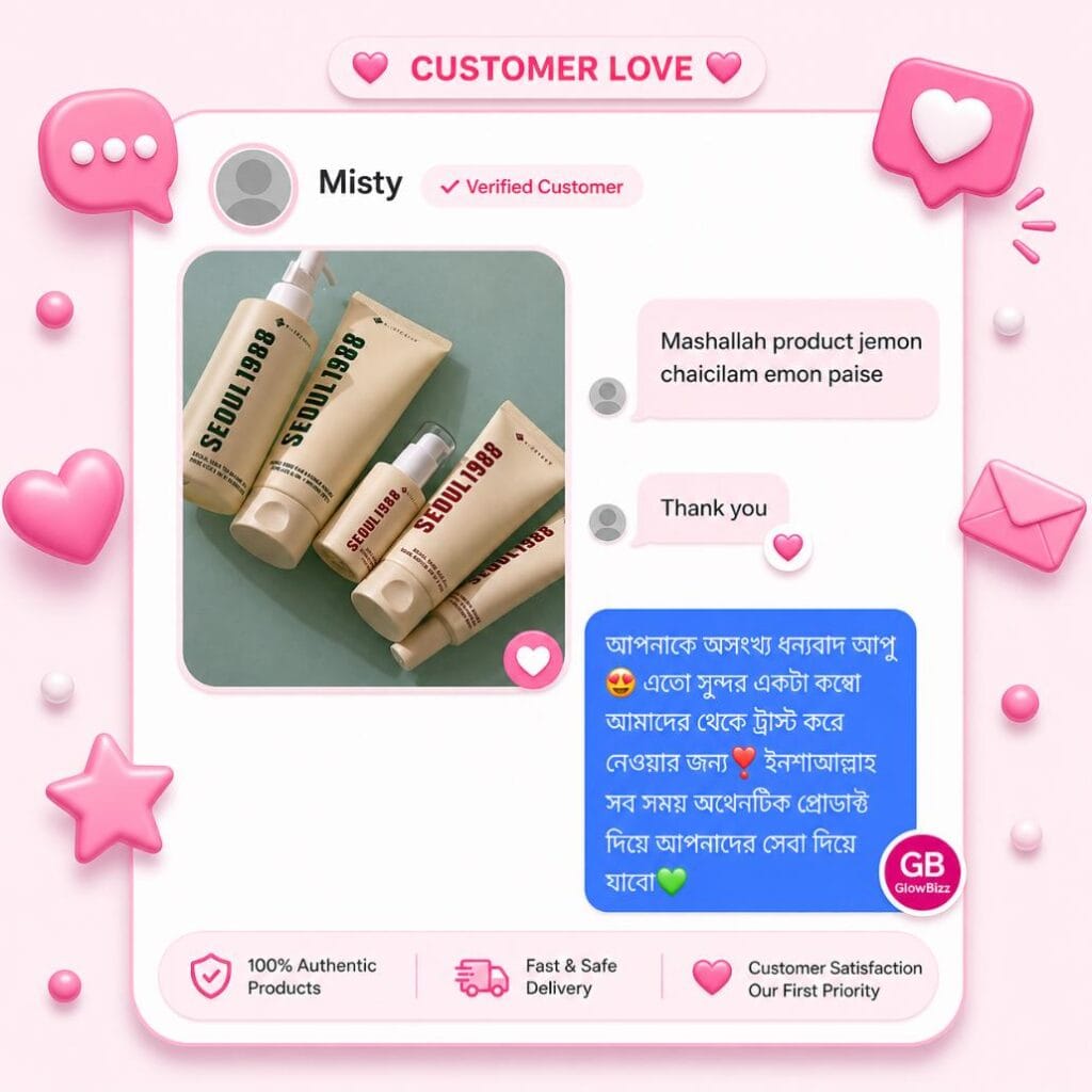 Glowbizz customer review 5