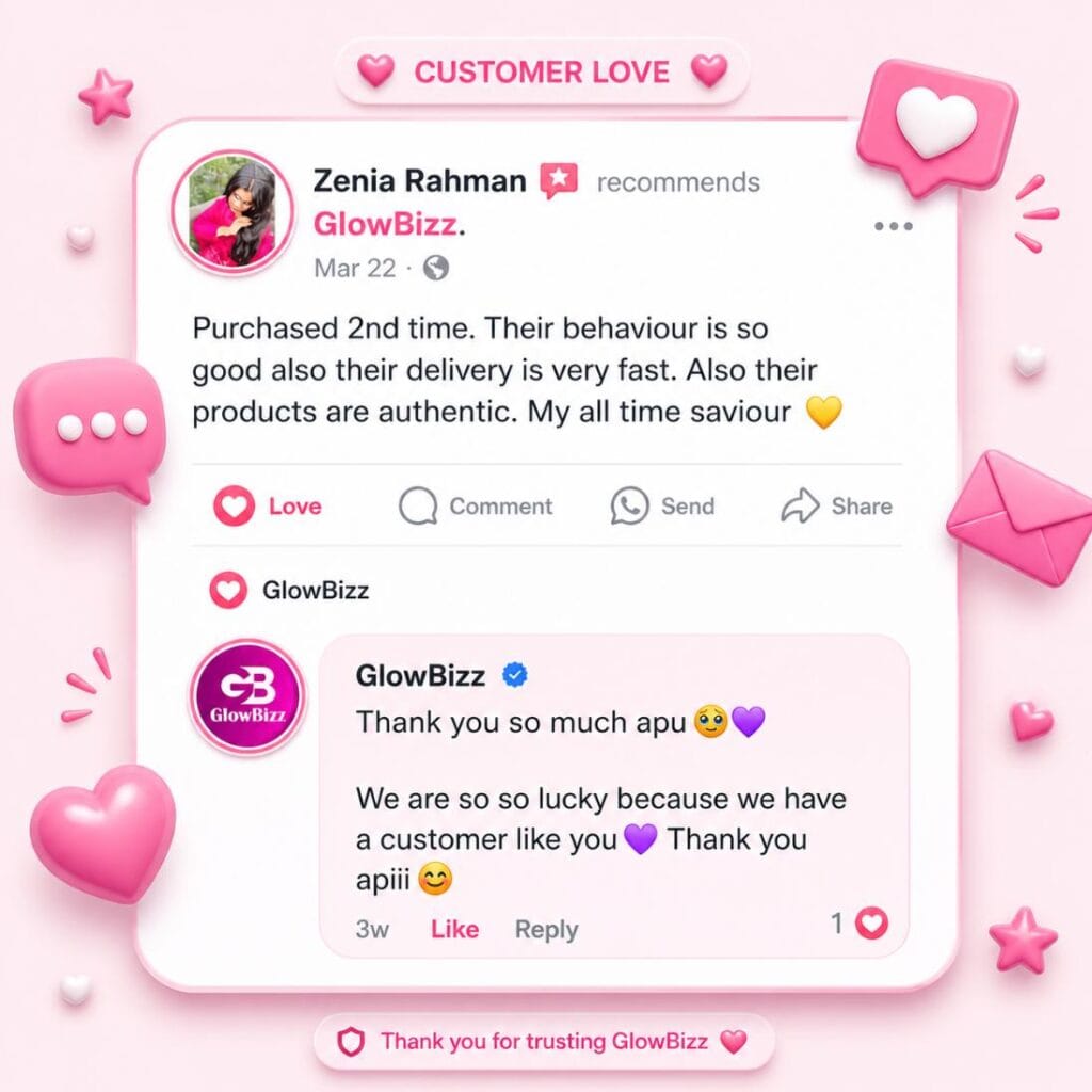 Glowbizz customer review 9